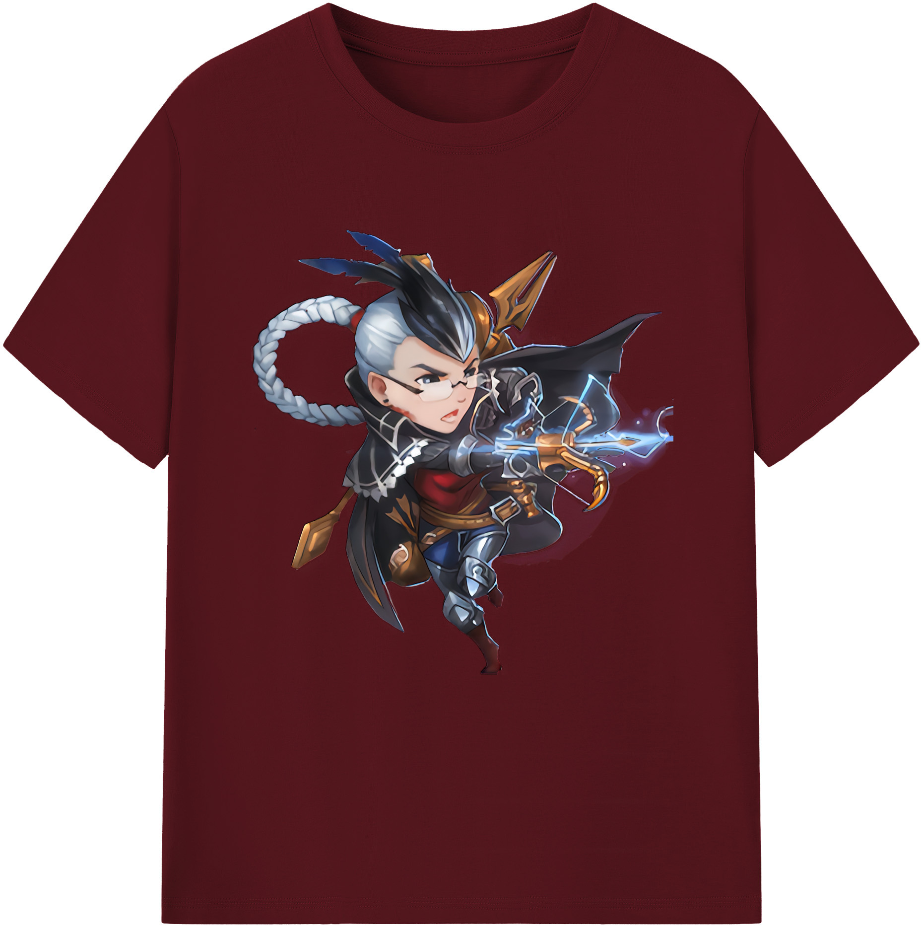 リーグ・オブ・レジェンド League of Legends LOL 綿100％半袖Tシャツ（フロントプリント）